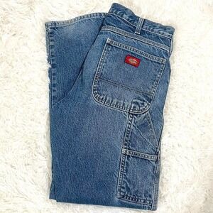 Dickies Carpenter Jeans Men's Denim Workwear Pants Blue‎